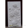 Elegant White Stone Relief Sculpture
